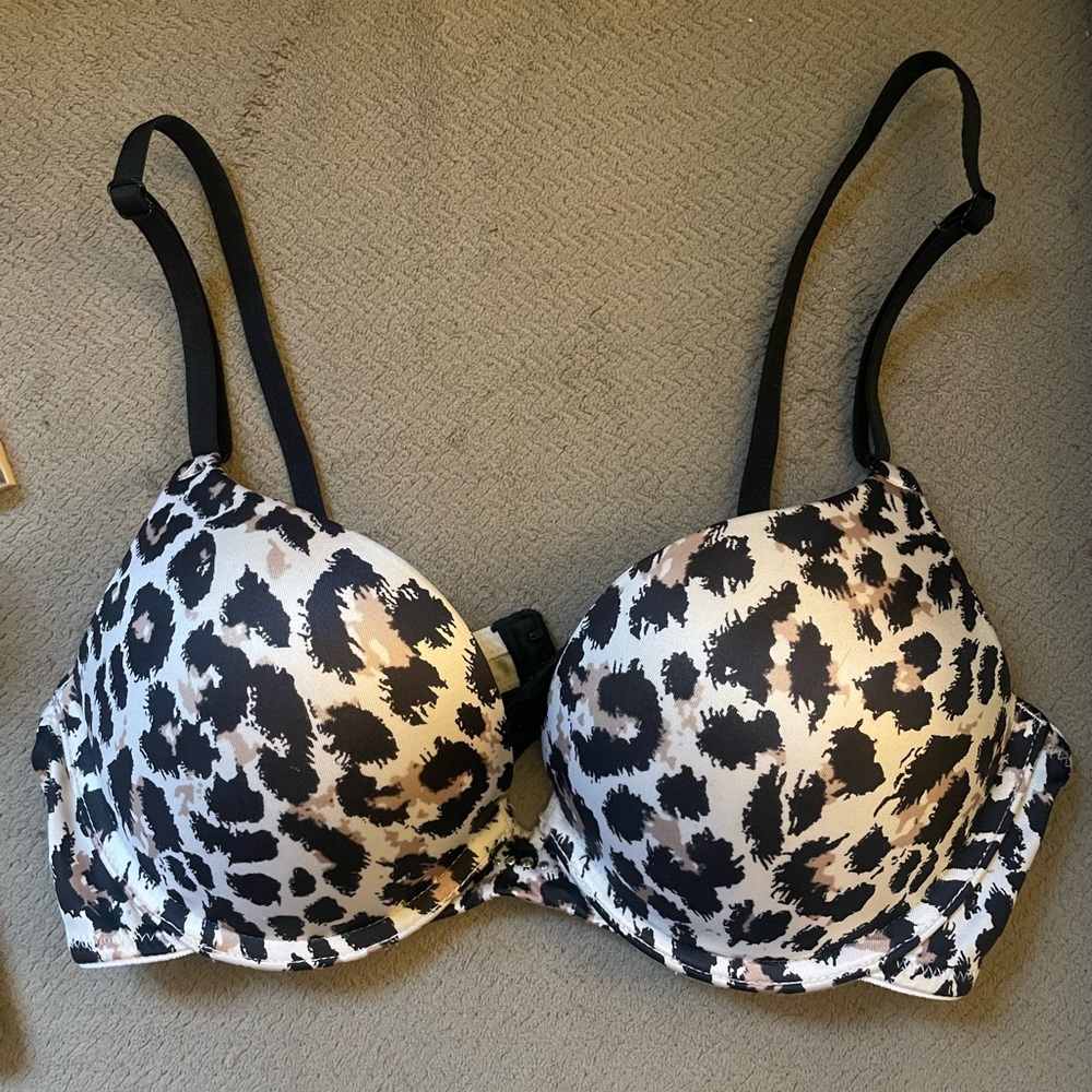Leopard Print Bra